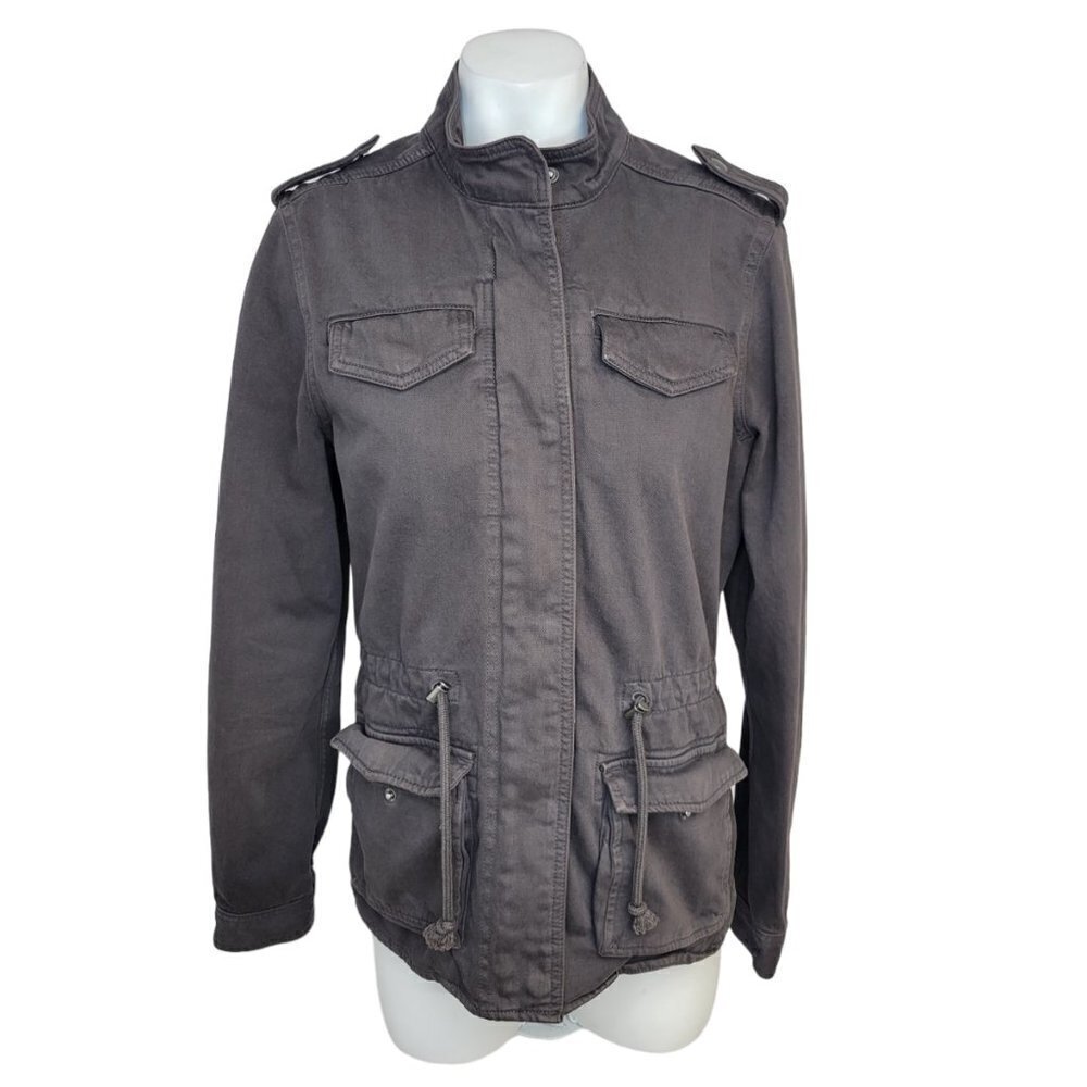 Lucky Brand Cargo Utility Spring Jacket Gray Size XS